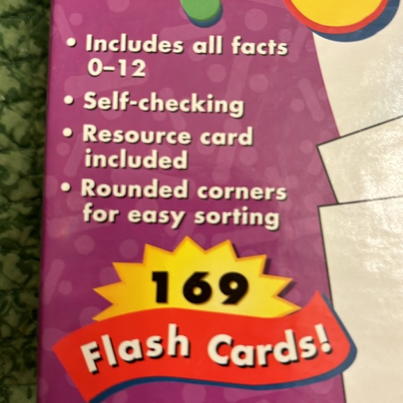 Flash cards all division facts 0-12 - Picture 3 of 4